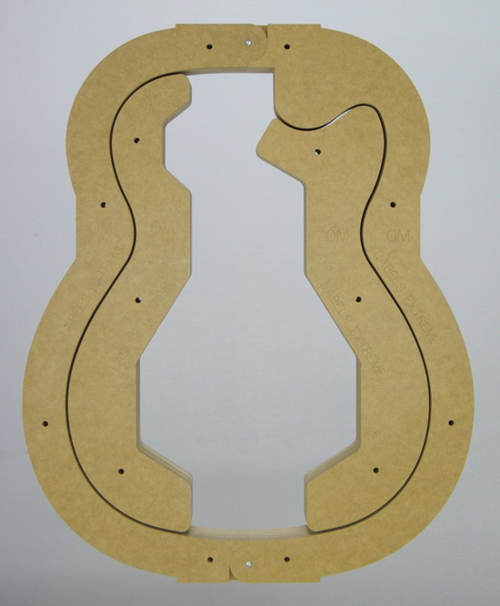 OM Guitar Form - 'Venetian' Cutaway